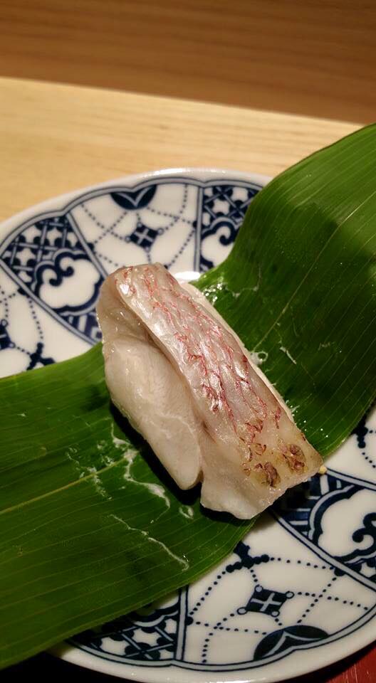 のどぐろ蒸し寿司：寿司さ々木